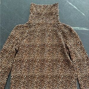 Zara Cheetah Turtleneck